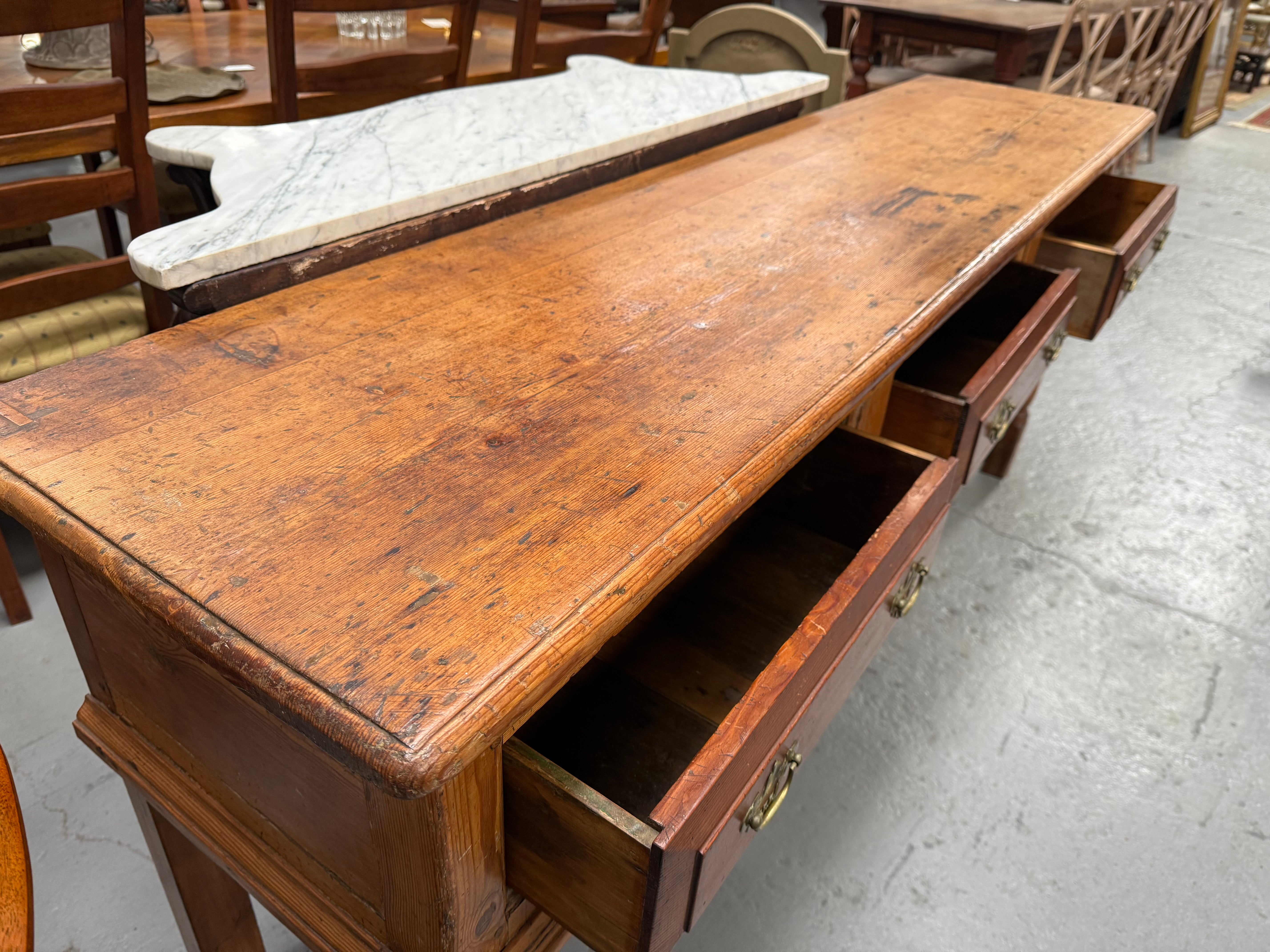 Early 19th Century Western Red Cedar Console Table | Antique & Vintage | Moonee Ponds Antiques | Australia Wide
