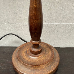 Edwardian Timber Table Lamp Base