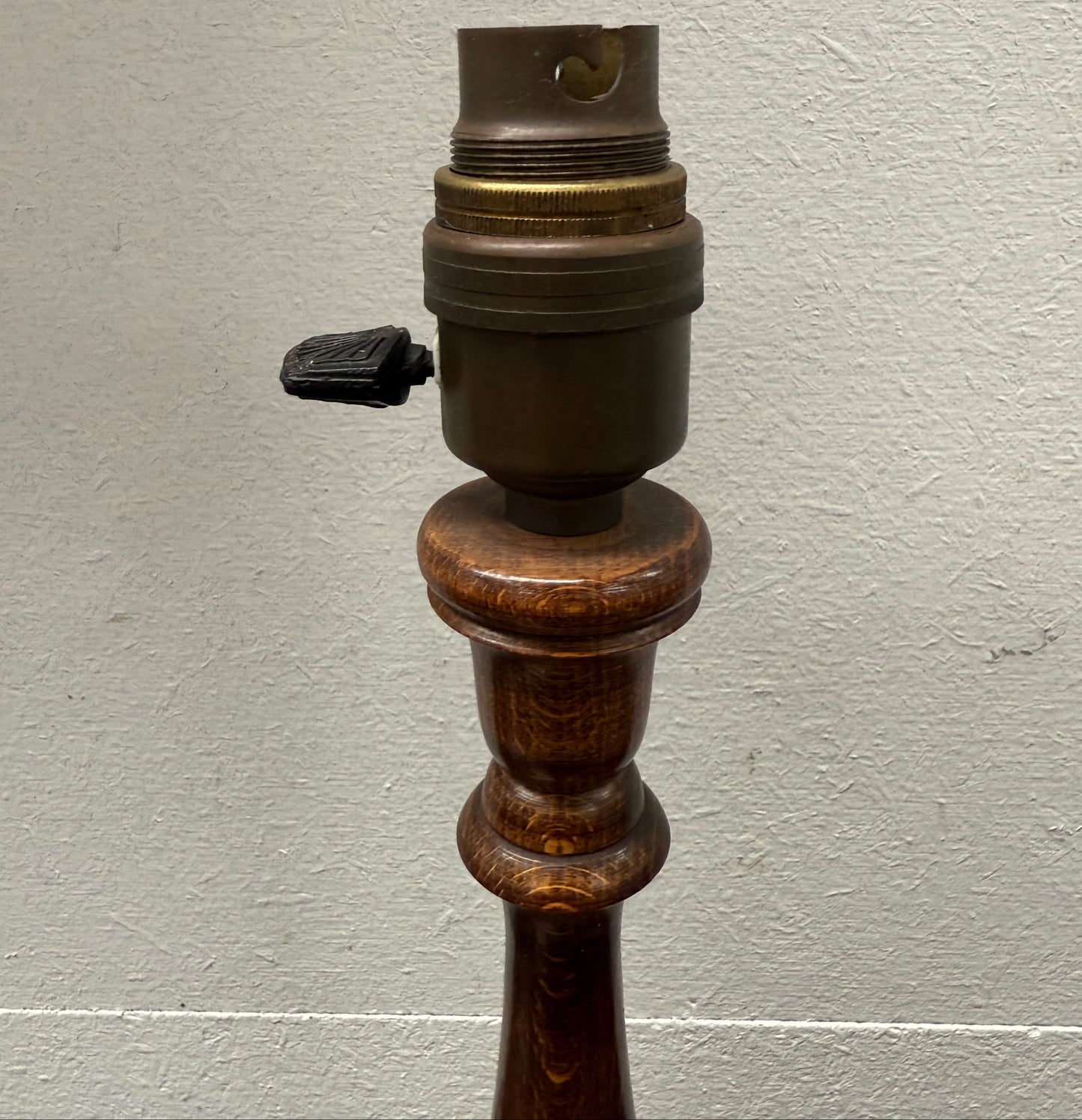 Edwardian Timber Table Lamp Base