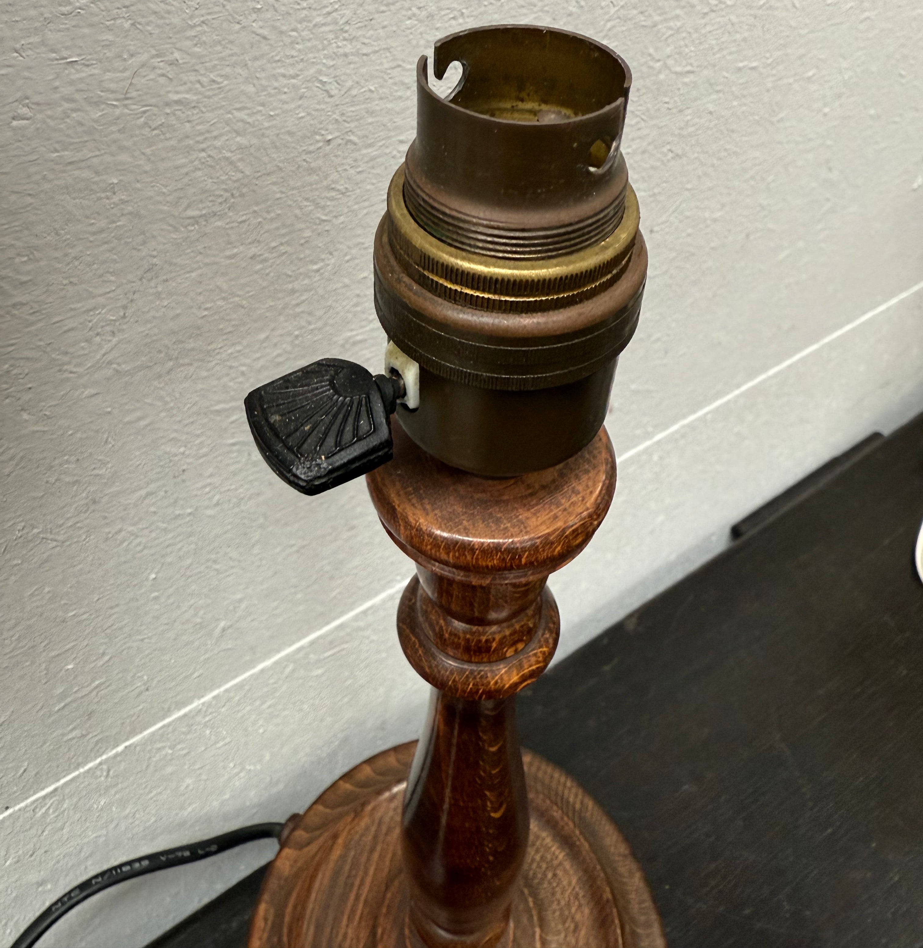 Edwardian Timber Table Lamp Base | Antique & Vintage | Moonee Ponds Antiques | Australia Wide Delivery