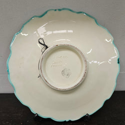 French Signed Majolica Charger | Antique & Vintage | Moonee Ponds Antiques | Australia Wide Delivery