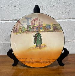 Royal Doulton Series Ware " Dickens - Tony Weller " Large Plate / Charger 34 cm | Antique & Vintage | Moonee Ponds Antiques | Australia Wide Delivery