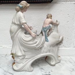Victorian Bisque Figurine Group