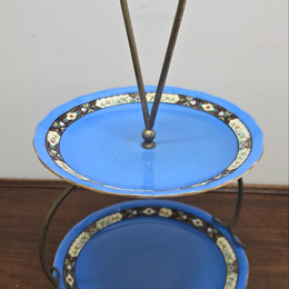 Art Deco Two Tier Dessert Stand