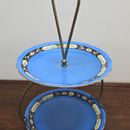Art Deco Two Tier Dessert Stand