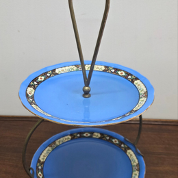 Art Deco Two Tier Dessert Stand
