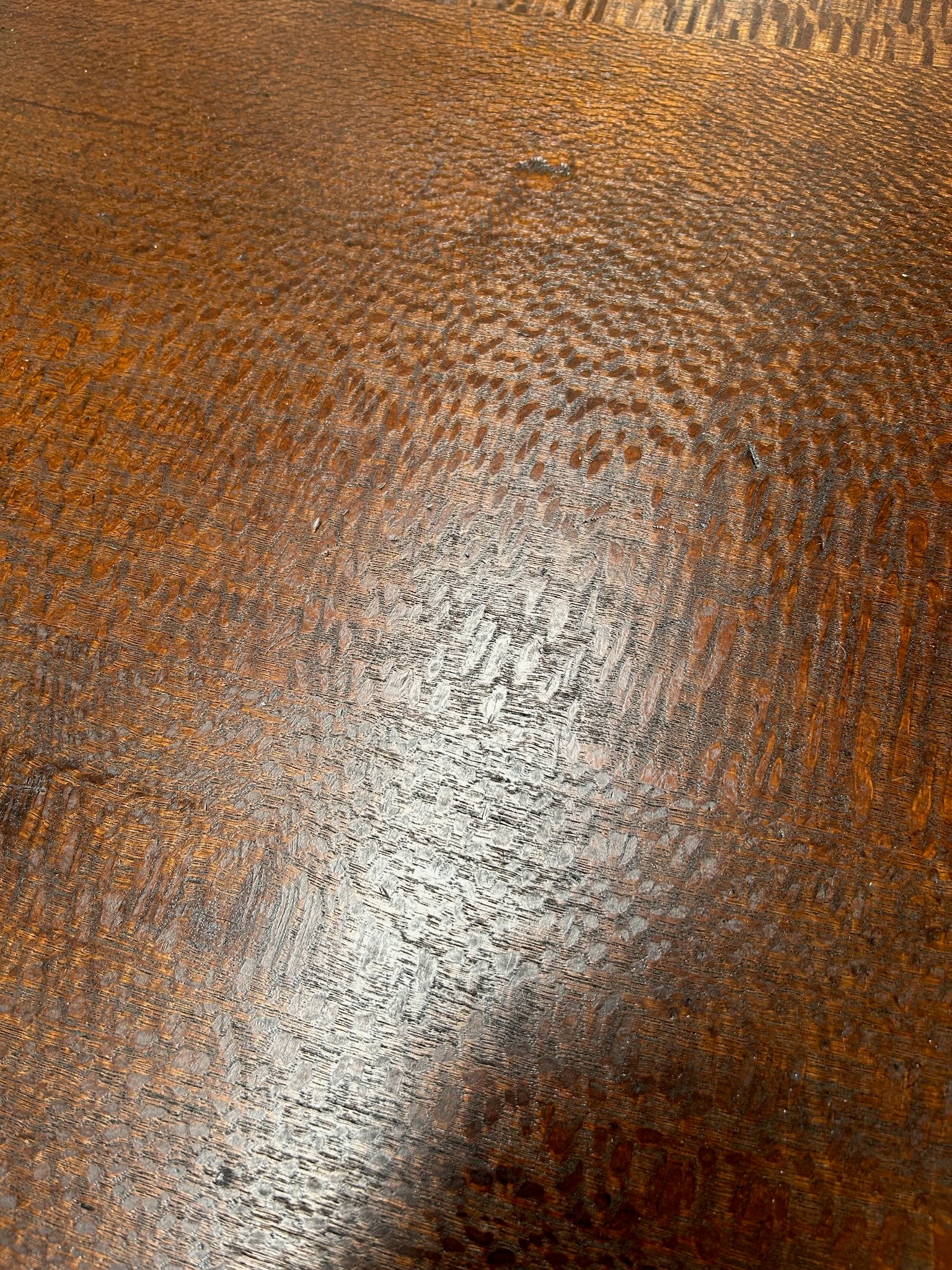 Australian Silky Oak Spanish Style Refectory Dining Table | Antique & Vintage | Moonee Ponds Antiques | Australia Wide Delivery