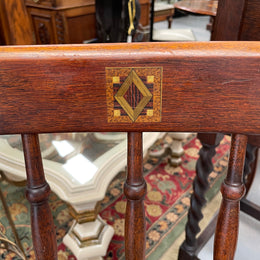 19th Century Mahogany Library Steps/Chair