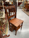 19th Century Mahogany Library Steps/Chair | Antique & Vintage | Moonee Ponds Antiques | Australia Wide Delivery
