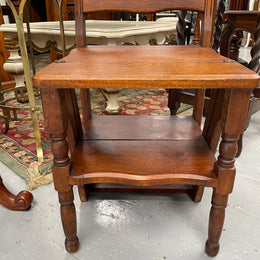 19th Century Mahogany Library Steps/Chair