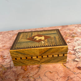 Vintage Inlaid Trinket Box