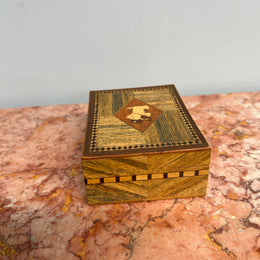 Vintage Inlaid Trinket Box