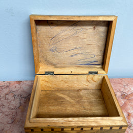 Vintage Inlaid Trinket Box