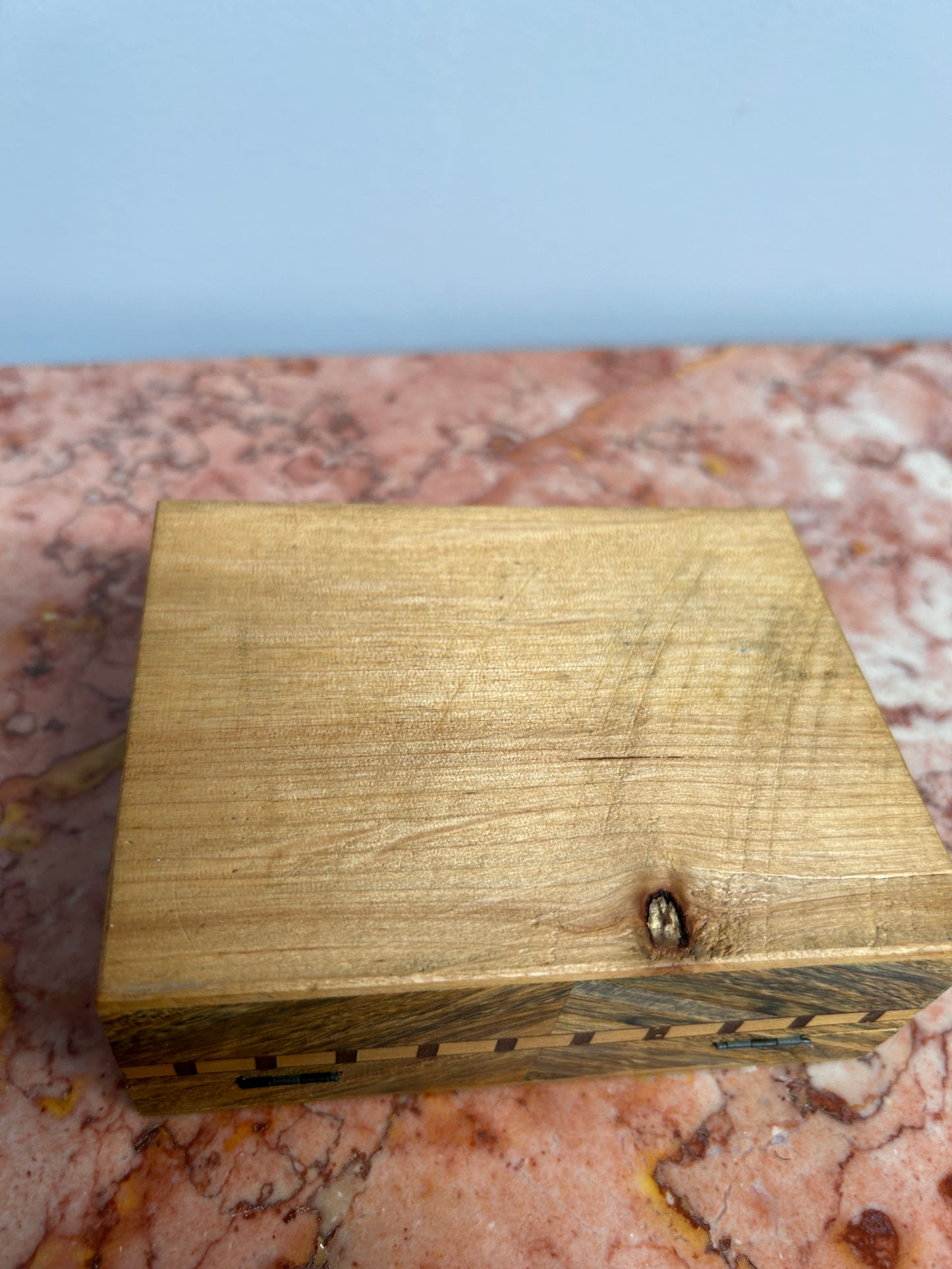 Vintage Inlaid Trinket Box