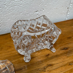 Lovely Vintage Crystal Trinket Box | Antique & Vintage | Moonee Ponds Antiques | Australia Wide Delivery
