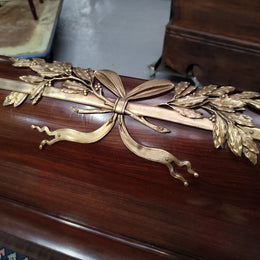 French Antique Empire Style Queen Bed