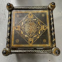 Decorative Hand Painted Moroccan Small Table | Antique & Vintage | Moonee Ponds Antiques | Australia Wide Delivery