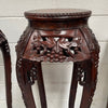 Pair of Antique Carved Chinese Plant Stands | Antique & Vintage | Moonee Ponds Antiques | Australia Wide Delivery