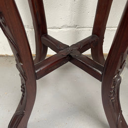 Pair of Antique Carved Chinese Plant Stands