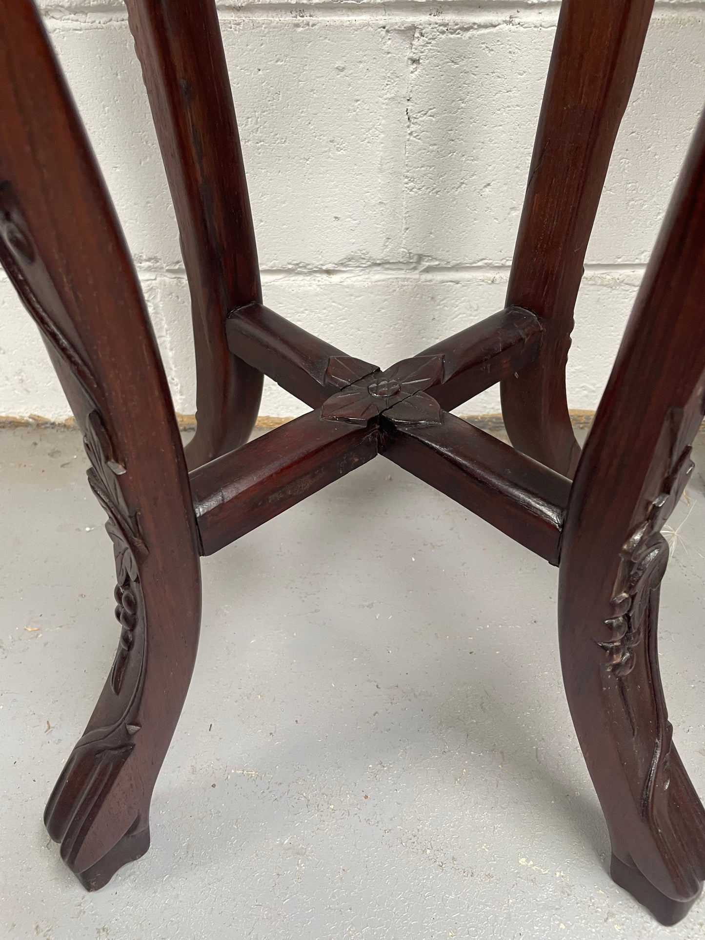 Pair of Antique Carved Chinese Plant Stands