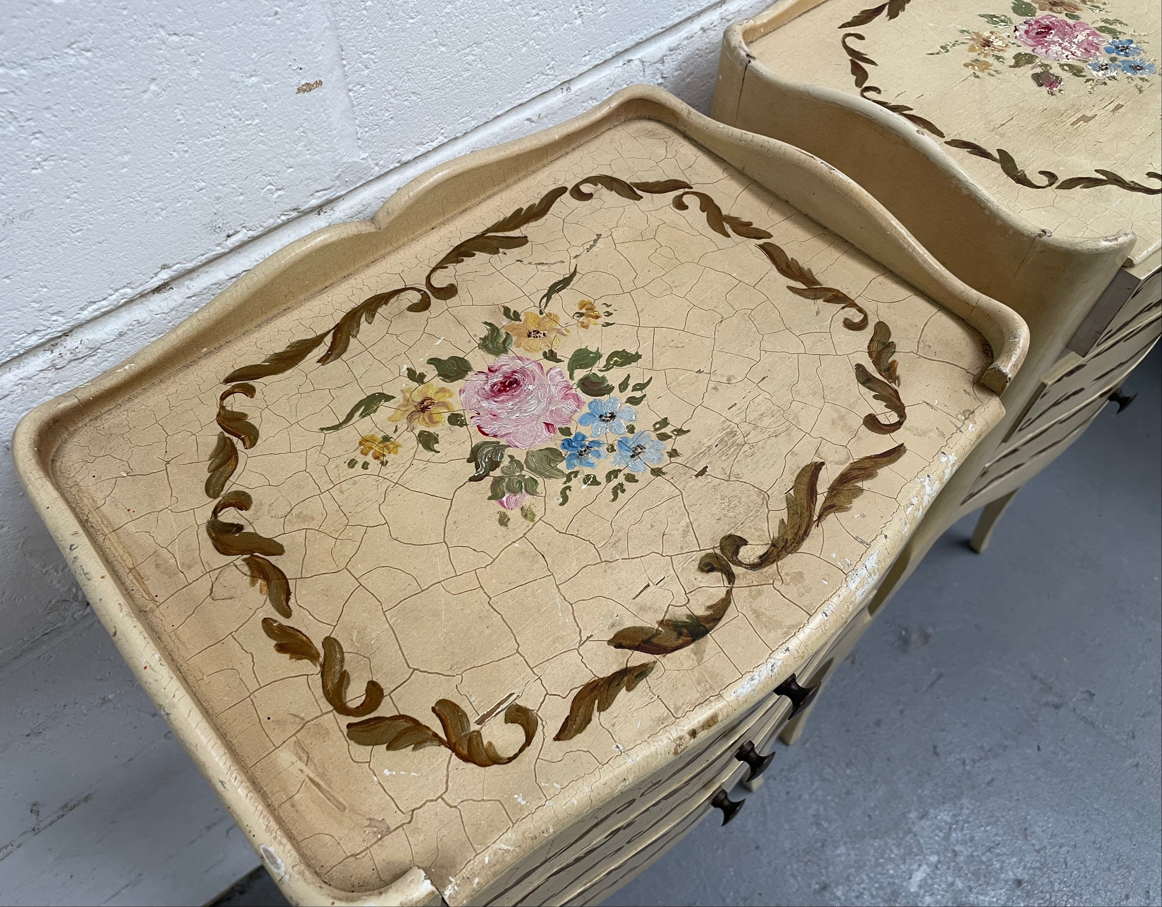 Pair of French Provincial Bedsides | Antique & Vintage | Moonee Ponds Antiques | Australia Wide Delivery