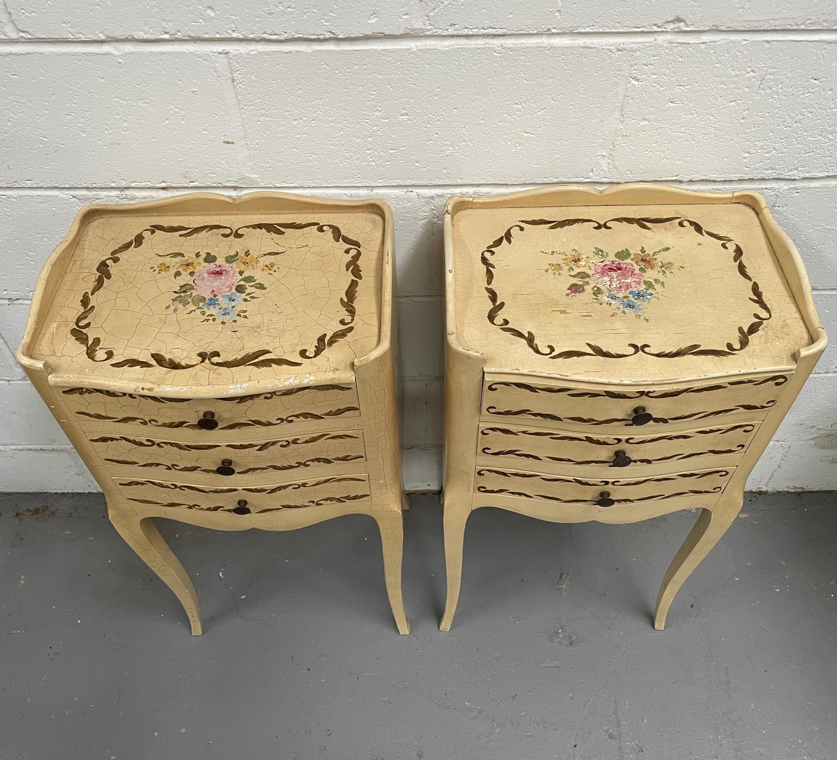 Pair of French Provincial Bedsides | Antique & Vintage | Moonee Ponds Antiques | Australia Wide Delivery