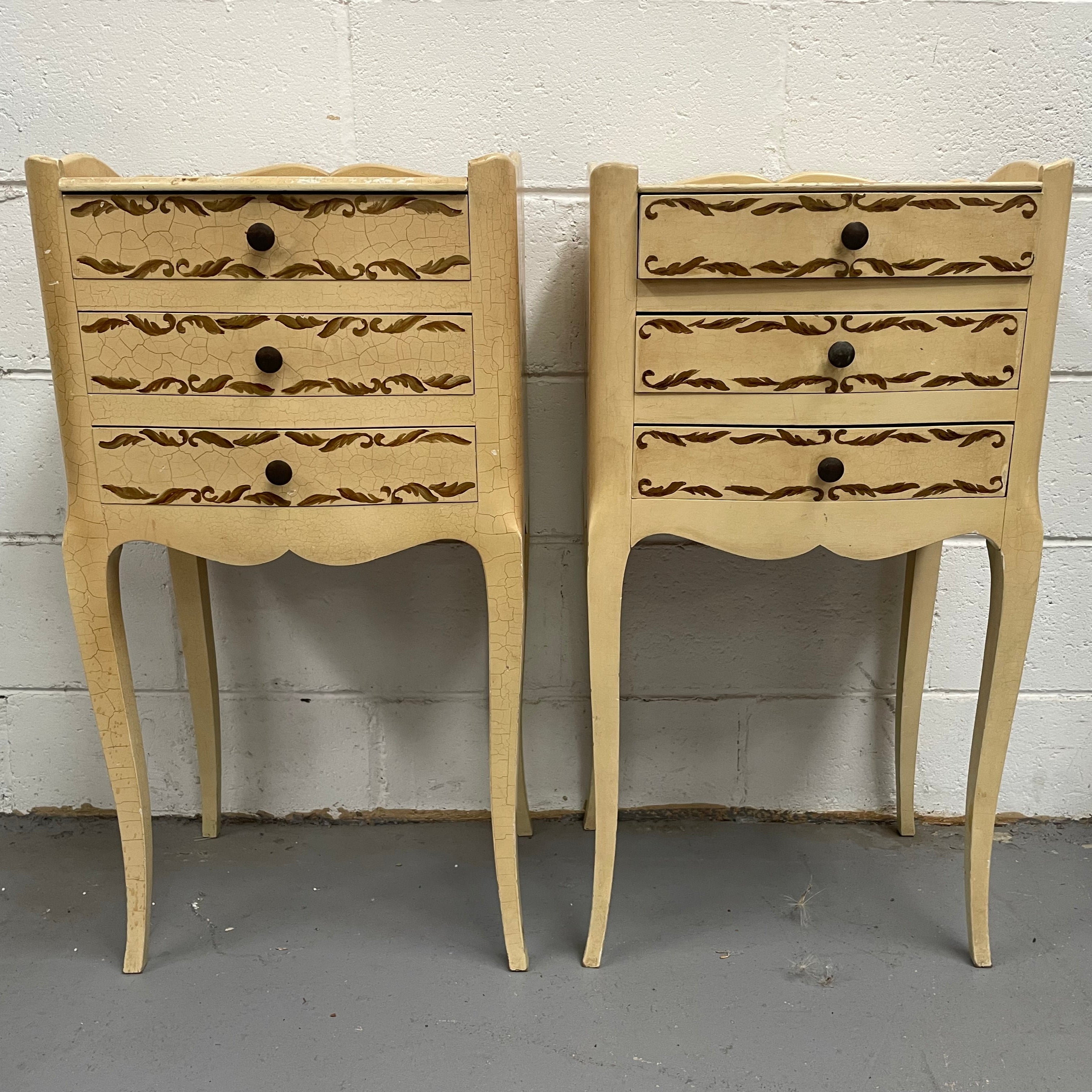 Pair of French Provincial Bedsides | Antique & Vintage | Moonee Ponds Antiques | Australia Wide Delivery