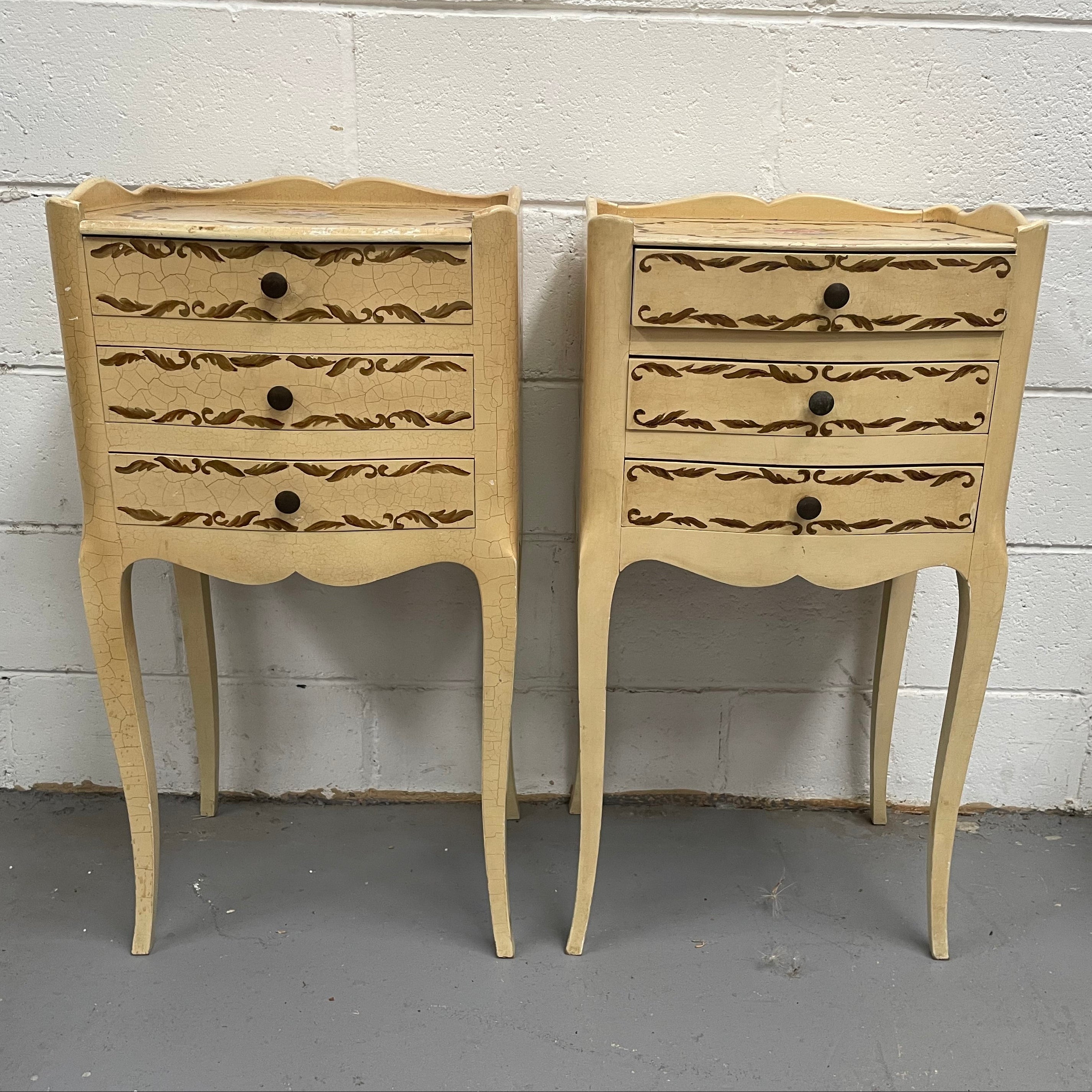 Pair of French Provincial Bedsides | Antique & Vintage | Moonee Ponds Antiques | Australia Wide Delivery