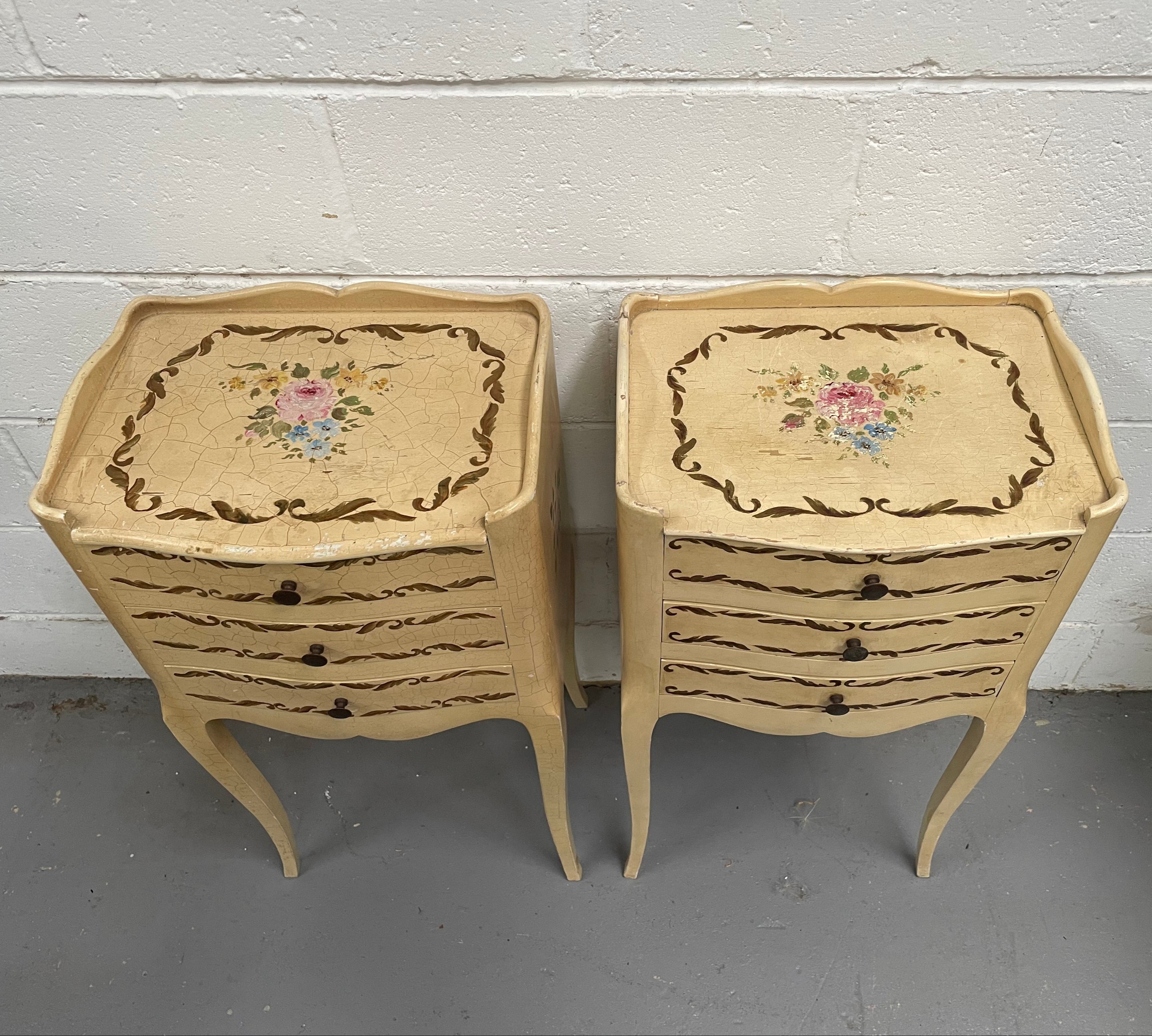 Pair of French Provincial Bedsides | Antique & Vintage | Moonee Ponds Antiques | Australia Wide Delivery