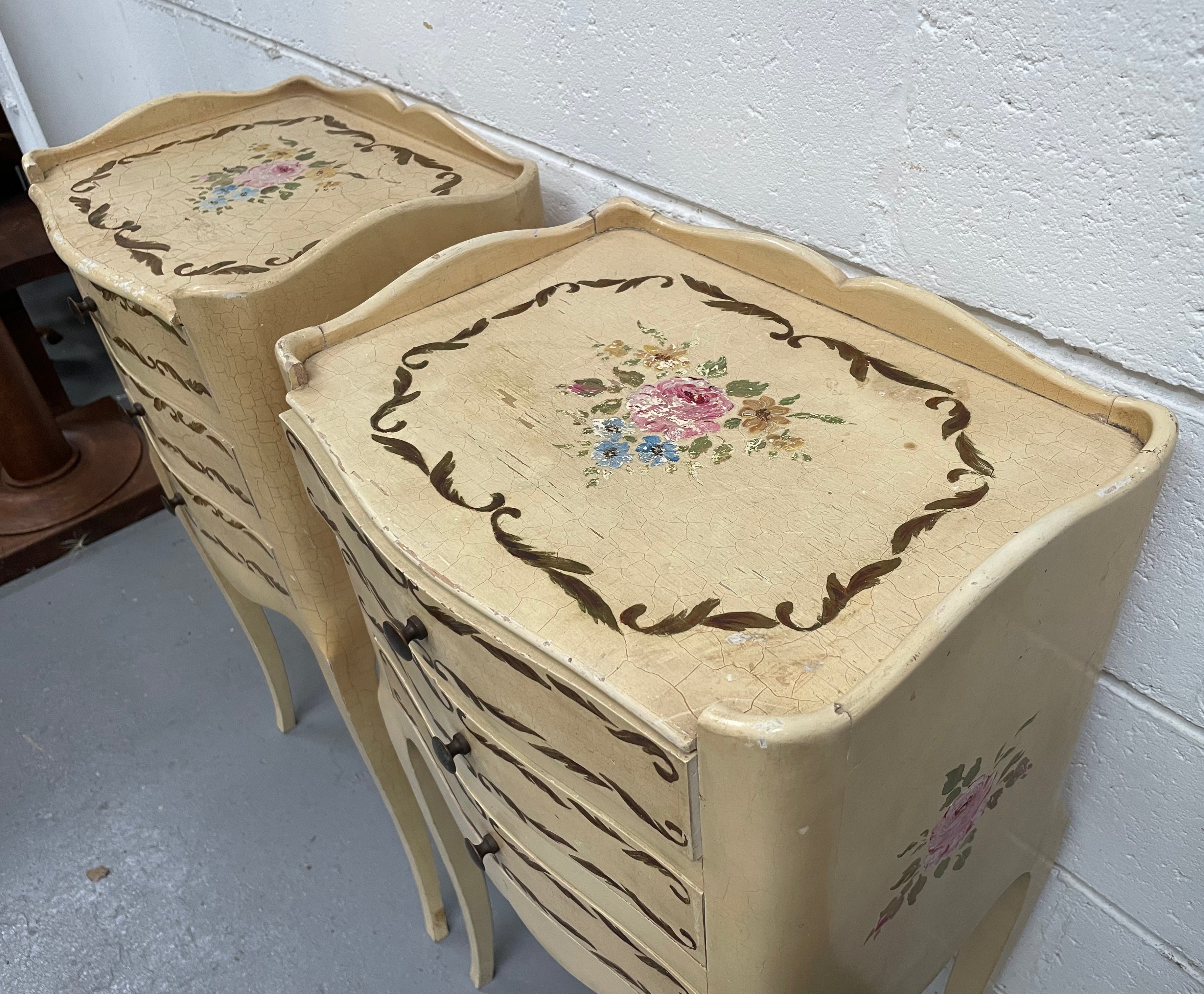 Pair of French Provincial Bedsides | Antique & Vintage | Moonee Ponds Antiques | Australia Wide Delivery