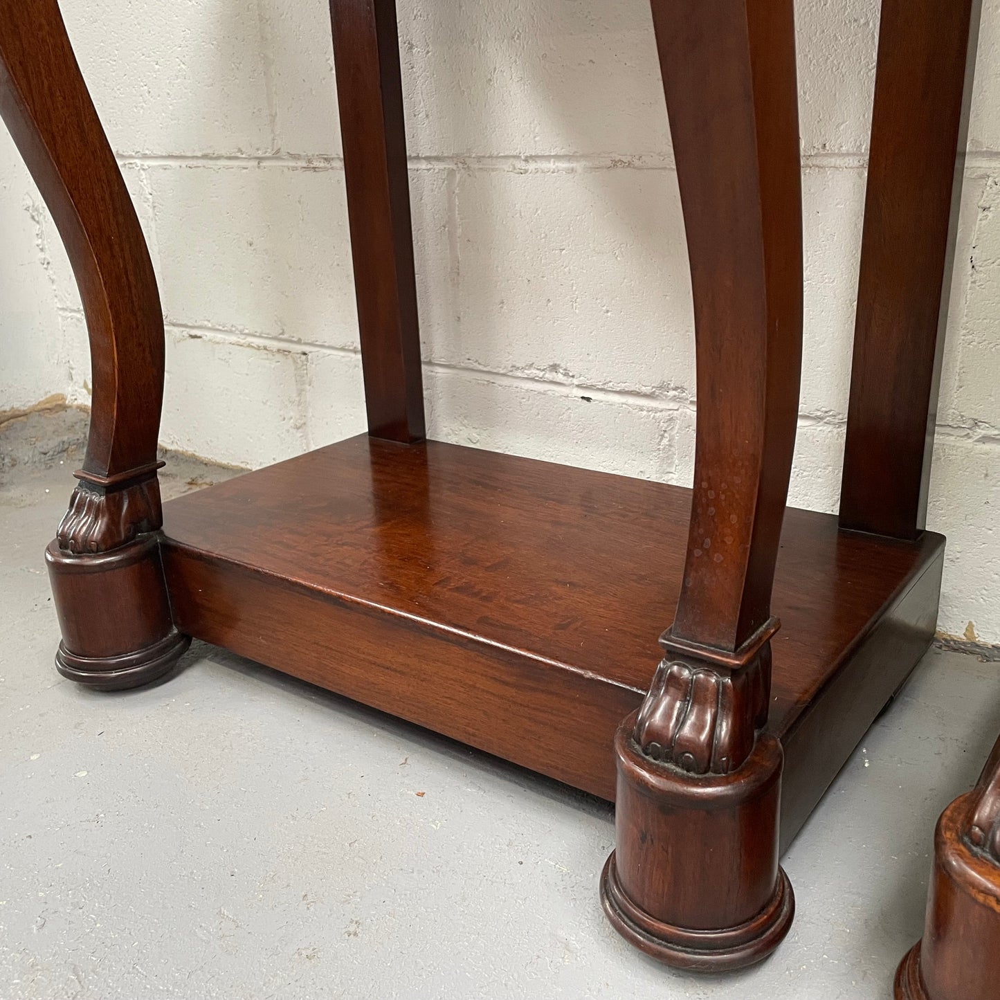 Pair of French Vintage Mahogany Bedsides