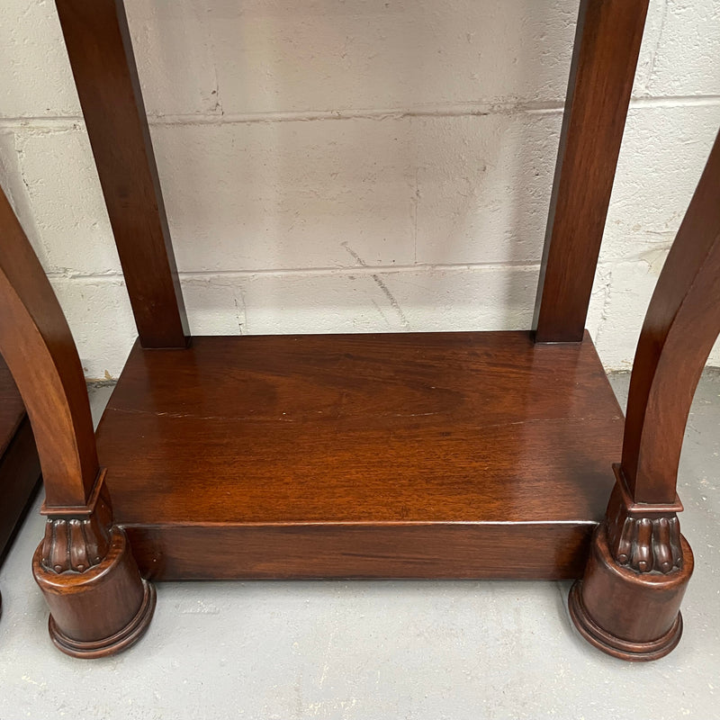 Pair of French Vintage Mahogany Bedsides