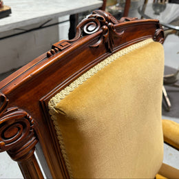 Pair of Late Victorian Mahogany Armchairs