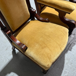 Pair of Late Victorian Mahogany Armchairs