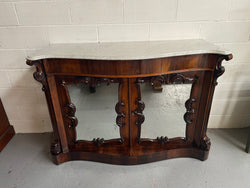 Antique English Rosewood Marble Top Credenza | Antique & Vintage | Moonee Ponds Antiques | Australia Wide Delivery