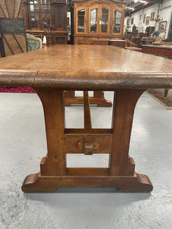 Fabulous French Oak Pedestal Refectory Table | Antique & Vintage | Moonee Ponds Antiques | Australia Wide Delivery