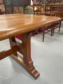 Fabulous French Oak Pedestal Refectory Table | Antique & Vintage | Moonee Ponds Antiques | Australia Wide Delivery