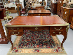 Elegant 19th Century French Parisian Rosewood Bureau Plat Desk | Antique & Vintage | Moonee Ponds Antiques | Australia Wide Delivery