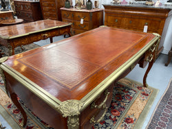 Elegant 19th Century French Parisian Rosewood Bureau Plat Desk | Antique & Vintage | Moonee Ponds Antiques | Australia Wide Delivery