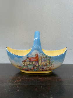 Very Attractive Falcon Ware China Basket | Antique & Vintage | Moonee Ponds Antiques | Australia Wide Delivery