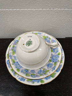 Floral Decorated "Grafton" Trio, Cup Saucer and Plate | Antique & Vintage | Moonee Ponds Antiques | Australia Wide Delivery