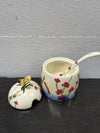 Old Tupton Ware Honey Pot & Spoon | Antique & Vintage | Moonee Ponds Antiques | Australia Wide Delivery