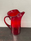 Vintage Ruby Red Glass Jug | Antique & Vintage | Moonee Ponds Antiques | Australia Wide Delivery