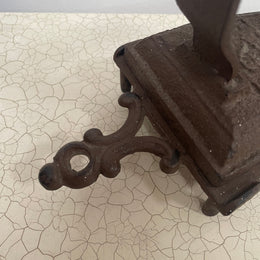 Antique Pair Iron and Trivet