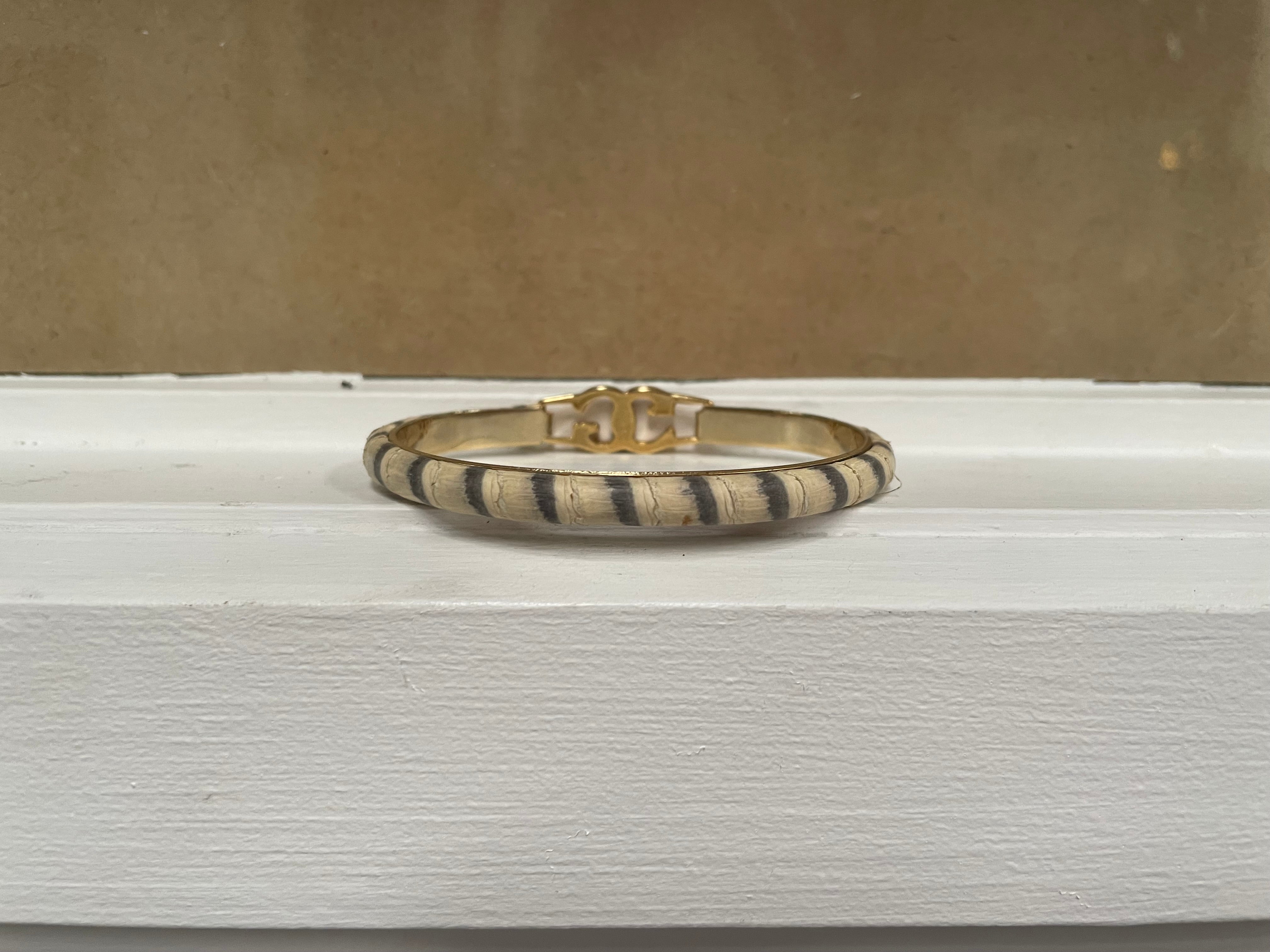 Vintage Gucci Bracelet 24K Plated and Snake Skin | Antique & Vintage | Moonee Ponds Antiques | Australia Wide Delivery