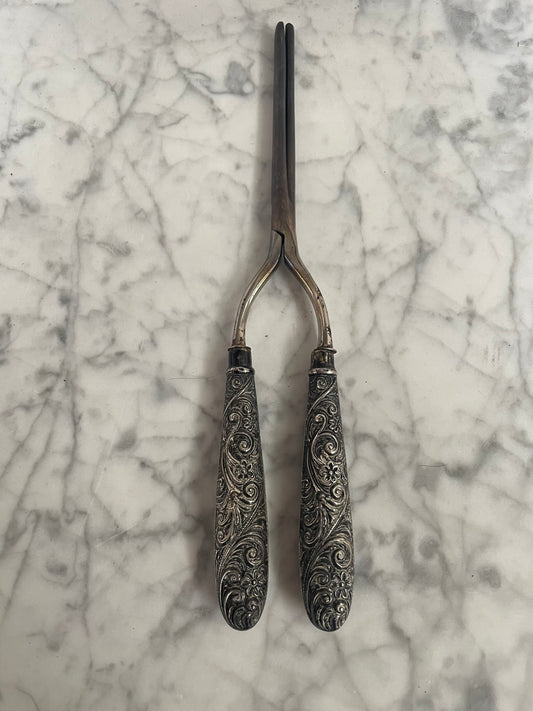 Victorian Birmingham Glove Stretchers With Sterling Silver Handles