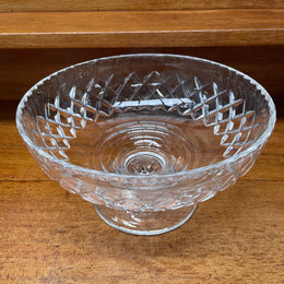 Stuart Crystal Large Footed Bowl