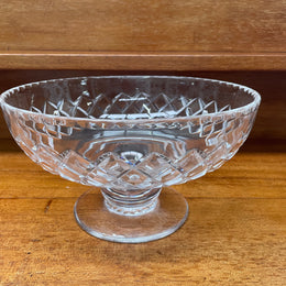Stuart Crystal Large Footed Bowl