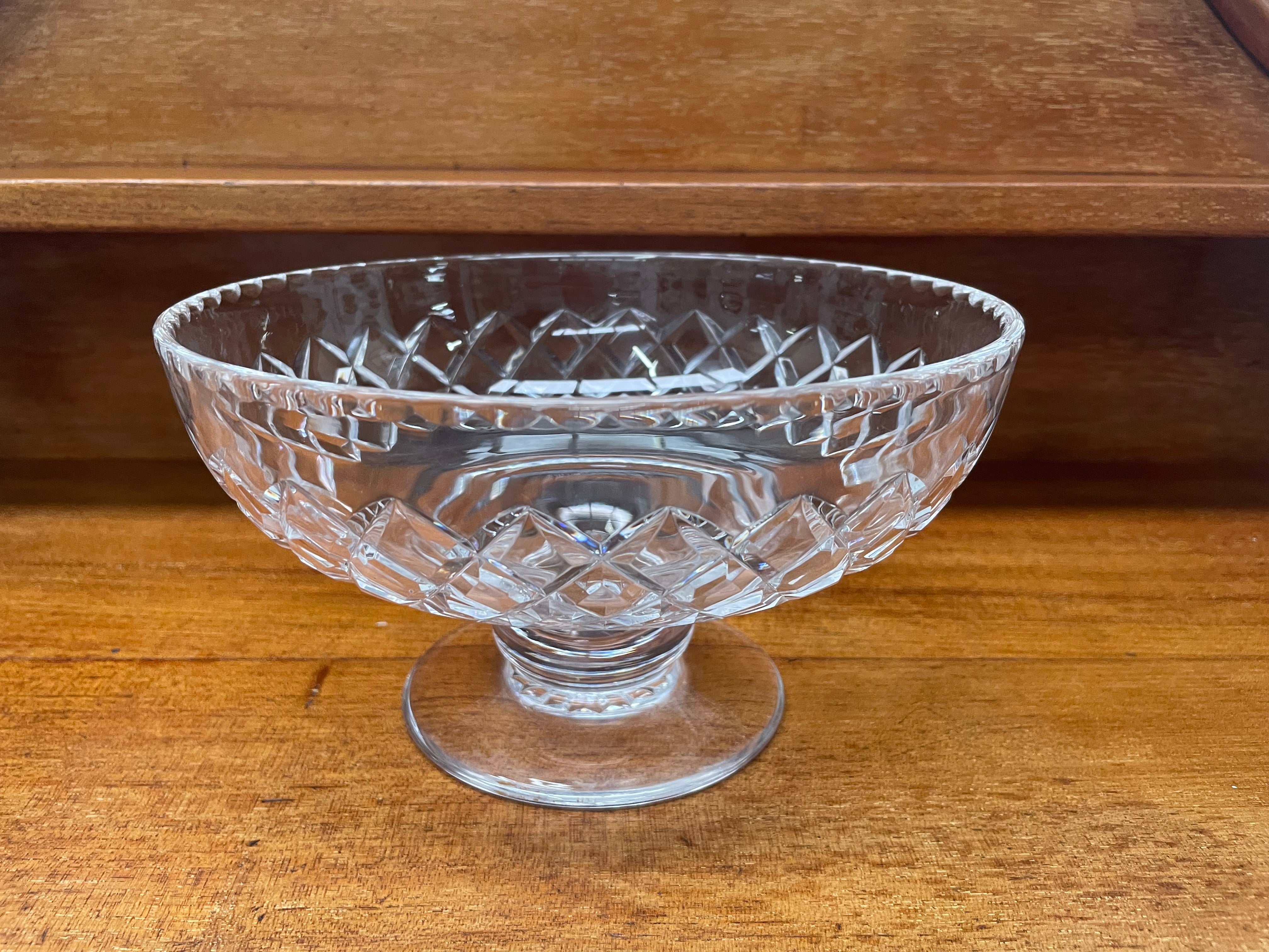 Stuart Crystal Large Footed Bowl | Antique & Vintage | Moonee Ponds Antiques | Australia Wide