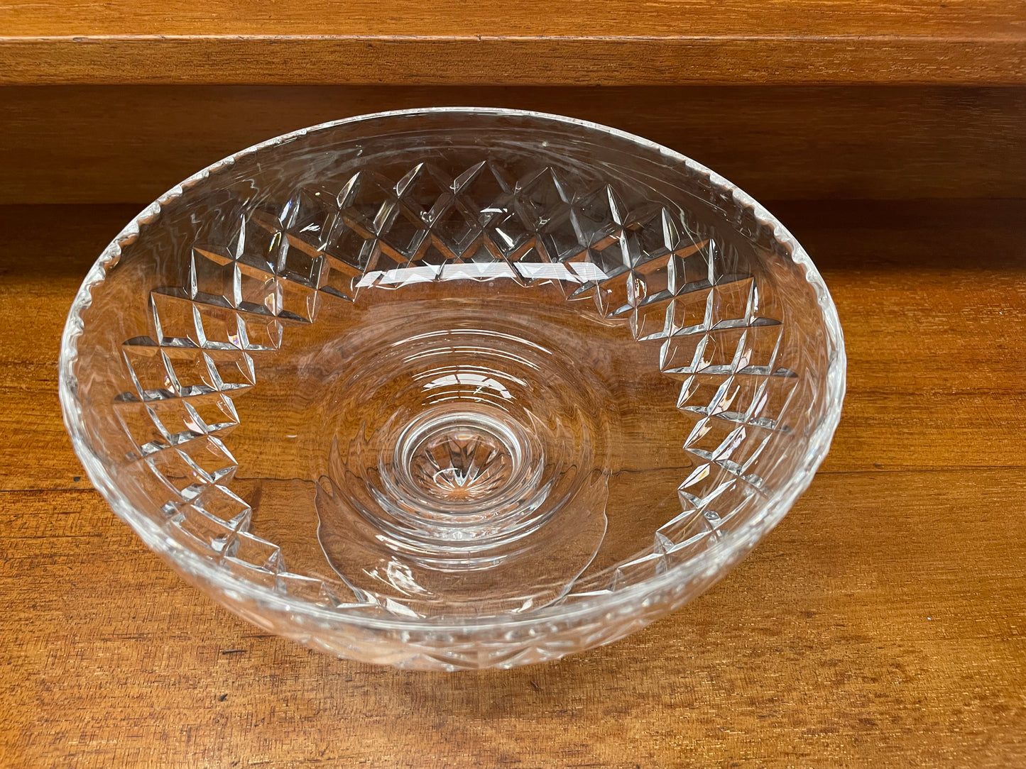 Stuart Crystal Large Footed Bowl